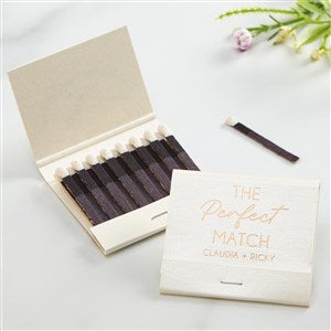 Elegant Perfect Match Personalized 30 Strike Matchbook - 38379D