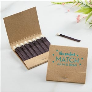 Wedding Perfect Match Personalized 30 Strike Matchbook - 38381D