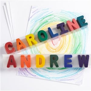 Rainbow Name Personalized Crayons - 6-9 Letters - 38398D-L