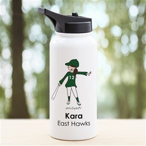 philoSophies® Baseball Personalized Double-Wall Insulated 32 oz. Water Bottle - 38408-L