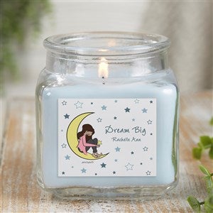 Dream Big philoSophies® Personalized 10 oz. Linen Candle Jar - 38414-10CW