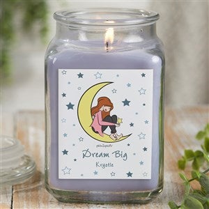 Dream Big philoSophie's® Personalized 18 oz. Lilac Candle Jar - 38414-18LM