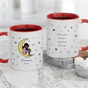 Dream Big philoSophie's® Personalized Coffee Mug- 11 oz.- Red - 38416-R