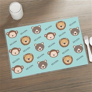 Animal Pals Personalized Laminated Placemat - 38479