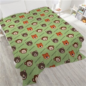 Animal Pals Personalized 90x108 Plush King Fleece Blanket - 38487-K