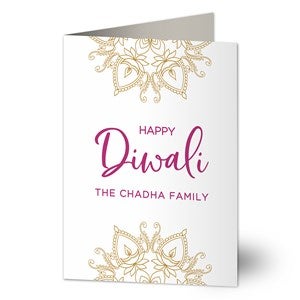 Diwali Personalized Greeting Card- Signature - 38497