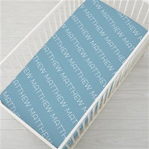 Playful Name Personalized Crib Sheet - 38502