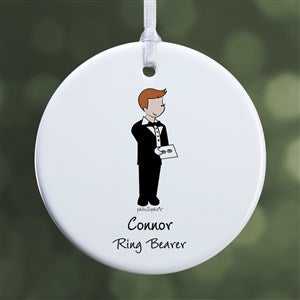 Ring Bearer philoSophies® Personalized Ornament- 2.85 Glossy - 1-Sided - 38536-1