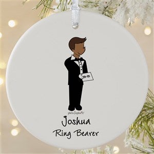 Ring Bearer philoSophies® Personalized Ornament- 3.75" Matte - 1-Sided - 38536-1L