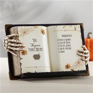 Spooktacular Spell Personalized Halloween 3-D Resin Spellbook - 38541