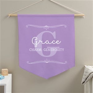 My Name Means Personalized Pennant - 18x21 - 38556D