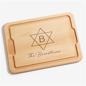 Spirit of Hanukkah Personalized Hardwood Cutting Board- 12x17 - 38580