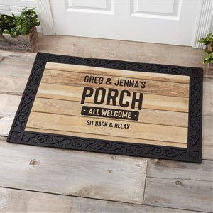 Backyard Bar & Grill Personalized Doormat- 20x35 - 38595-M