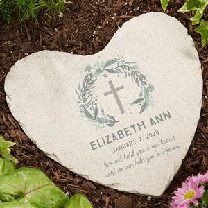 Loving Child Memorial Personalized Heart Garden Stone - 38678