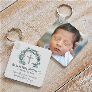 Loving Child Memorial Personalized Photo Keychain - 38681