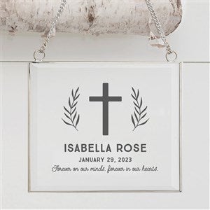 Loving Child Memorial Personalized Glass Suncatcher - 38682