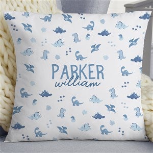 Baby Dino Personalized 18 Throw Pillow - 38690-L