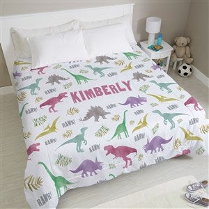 Dinosaur World Personalized Comforter - King 104x88 - 38704D-K