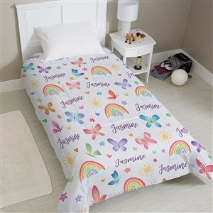 Watercolor Brights Personalized Comforter - TwinXL 68x92 - 38707D-TXL