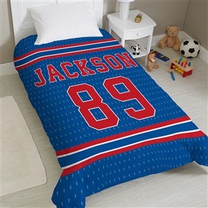 Sports Jersey Personalized Comforter - Twin 68x88 - 38711D-T