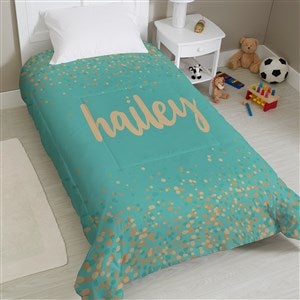 Sparkling Name Personalized Comforter - Twin 68x88 - 38712D-T