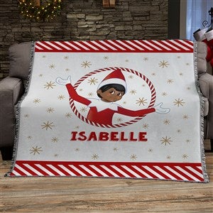 The Elf on the Shelf Personalized 56x60 Woven Throw - 38715-A