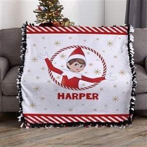 The Elf on the Shelf® Personalized 50x60 Tie Blanket - 38715-T