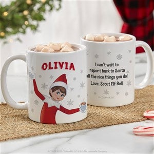 The Elf on the Shelf Personalized Christmas Mug 11 oz.- White - 38720-S
