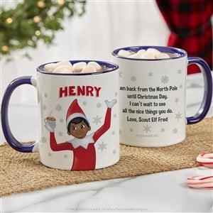 The Elf on the Shelf Personalized Christmas Mug 11 oz.- Blue - 38720-BL