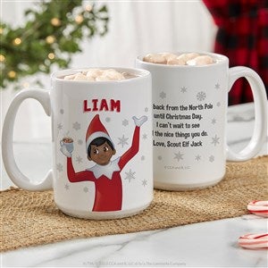 The Elf on the Shelf Personalized Christmas Mug 15 oz.- White - 38720-L
