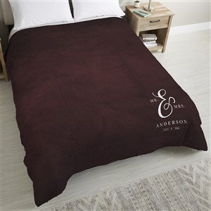 Moody Chic Personalized Comforter - Queen 88x88 - 38727D-Q