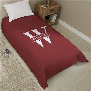 Lavish Last Name Personalized Comforter - Twin 68x88 - 38728D-T