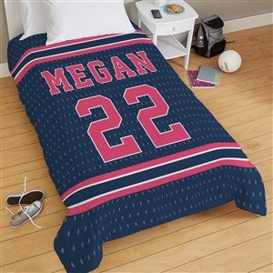 Sports Jersey Personalized Duvet Cover - Twin 68x88 - 38738D-T