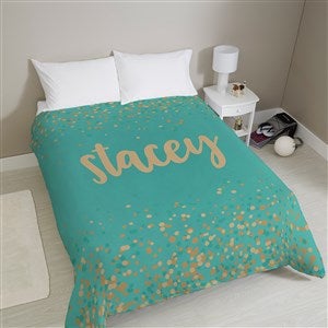 Sparkling Name Personalized Duvet Cover - Queen 88x88 - 38739D-Q