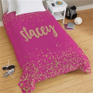 Sparkling Name Personalized Duvet Cover - TwinXL 68x92 - 38739D-TXL