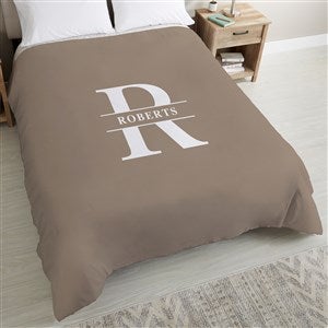 Lavish Last Name Personalized Duvet Cover - Queen 88x88 - 38742D-Q