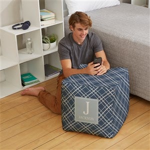 Custom Pattern Personalized Cube Ottoman - Large 18" - 38775D-L