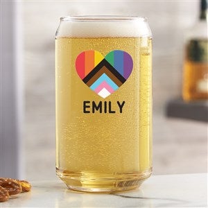 Love Yourself Printed 16oz. Beer Can Glass - 38804-B