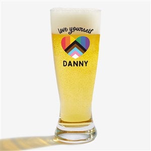 Love Yourself Printed 20oz. Pilsner Glass - 38804-P