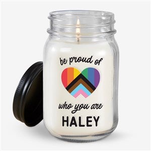 Love Yourself Personalized Farmhouse Candle Jar - 38812