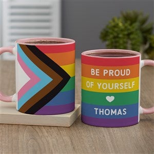 Love Yourself Personalized Coffee Mug 11 oz.- Pink - 38819-P