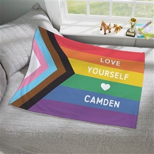 Love Yourself Personalized 30x40 Fleece Blanket - 38828-SF