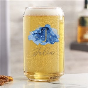 Birthstone Color Printed 16oz. Beer Can Glass - 38840-B