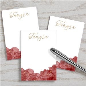 Birthstone Color Personalized Mini Notepad Set of 3 - 38879