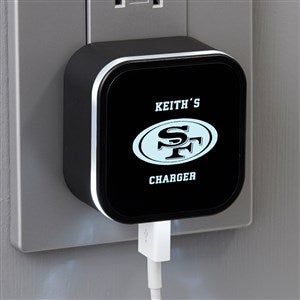 NFL San Francisco 49ers Personalized LED Triple Port USB - 38888