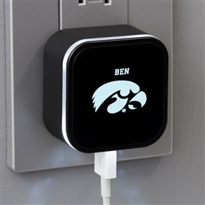 NCAA Iowa Hawkeyes Personalized LED Triple Port USB - 38913