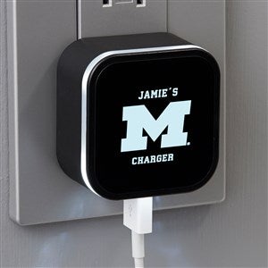 NCAA Michigan Wolverines Personalized LED Triple Port USB - 38914