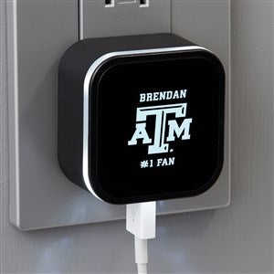NCAA Texas A&M Aggies Personalized LED Triple Port USB - 38933