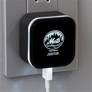 MLB New York Mets Personalized LED Triple Port USB - 38940