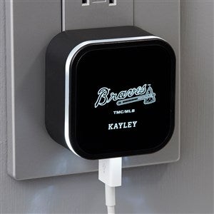 MLB Atlanta Braves Personalized LED Triple Port USB - 38950